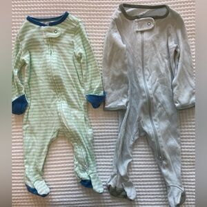 Two Baby boy Cotton Sleepers